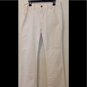 GAP "Sexy Bootcut" white Jeans, Size 30/T